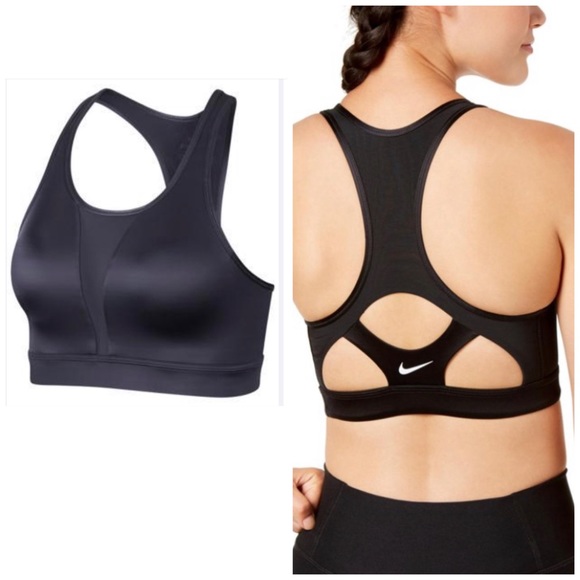 Nike Other - Nike Black Dri-Fit Compression Racer Sports Bra L